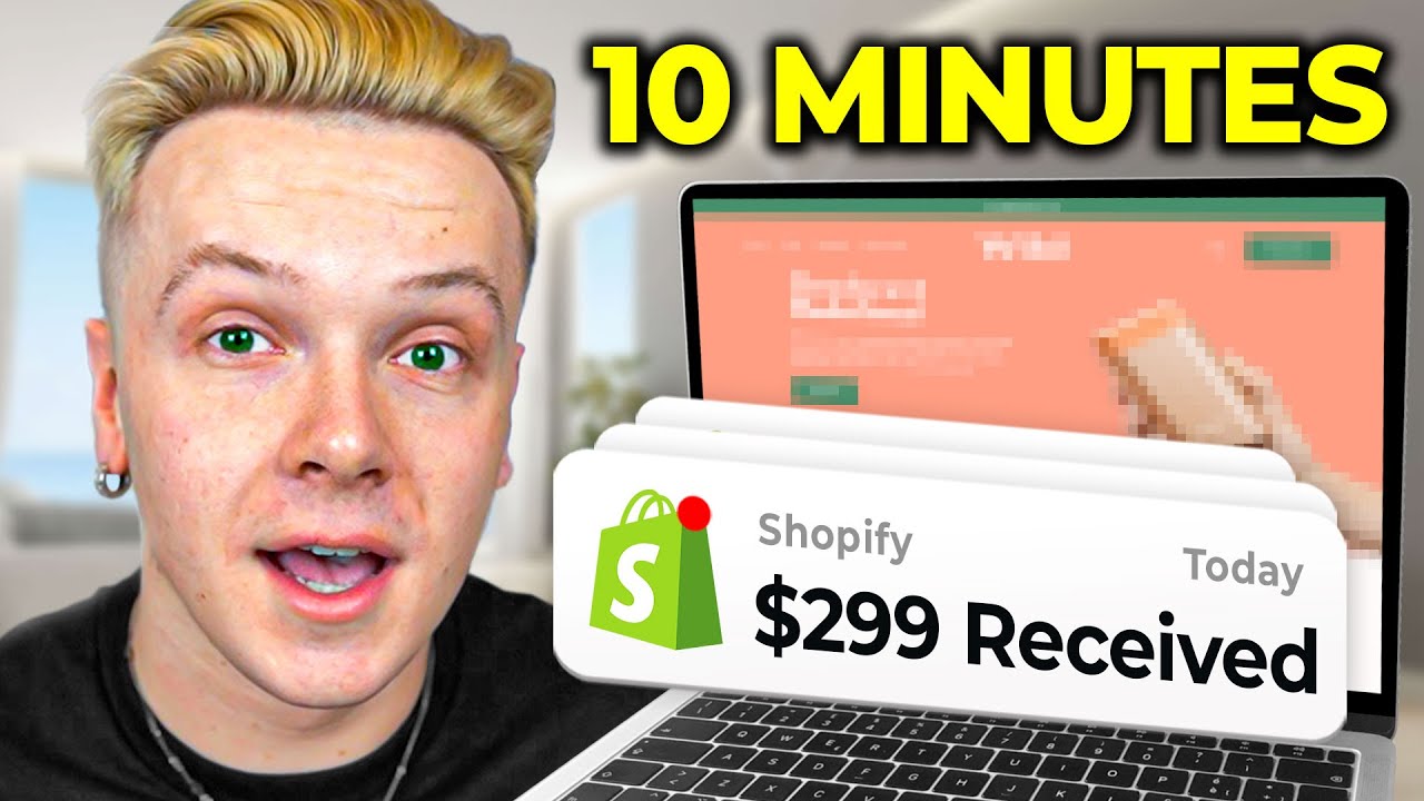 How To Make a Dropshipping Store In 10 Minutes (FROM SCRATCH)