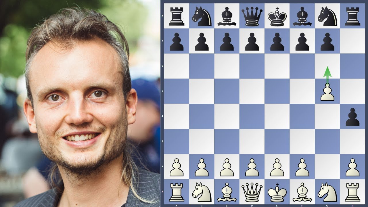 Chess Grandmaster Goes Nuts With Grob Attack