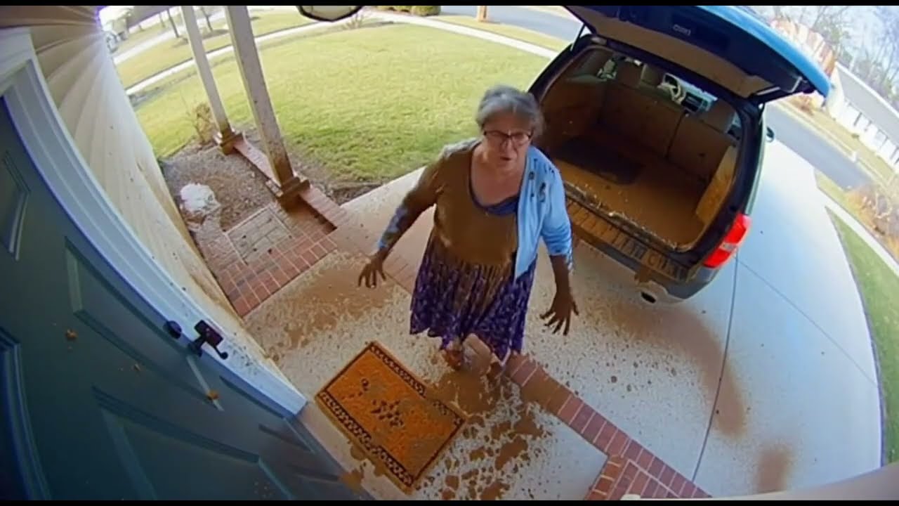 Package Thief Gets Instant Karma 💥📦😂