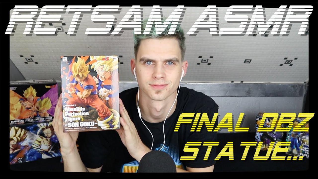 Dragon Ball Z Super Saiyan Goku Statue.. Whispered Unboxing *ASMR* Final Part!