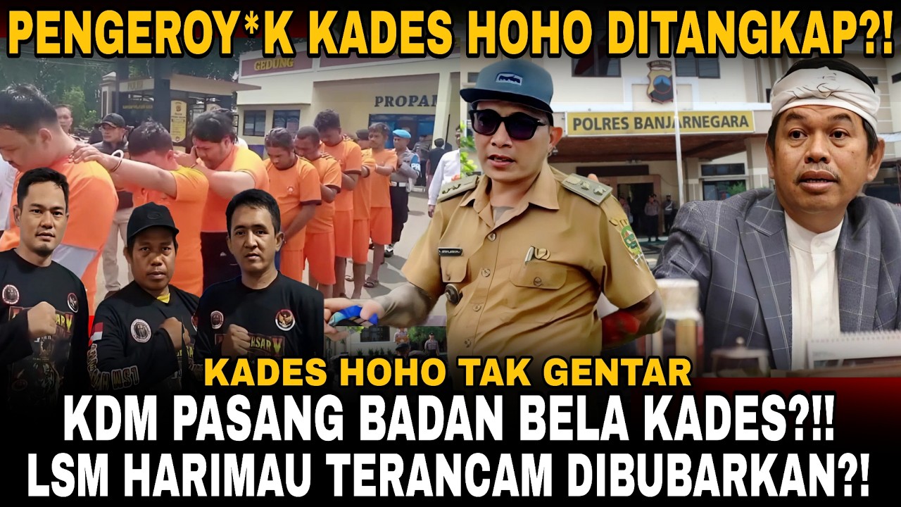 LSM PENGEROY*K KADES HOHO DI TANGKAP!! KDM TURUN TANGAN LSM HARIMAU TERANCAM DIBUBARKAN?!! GADUH