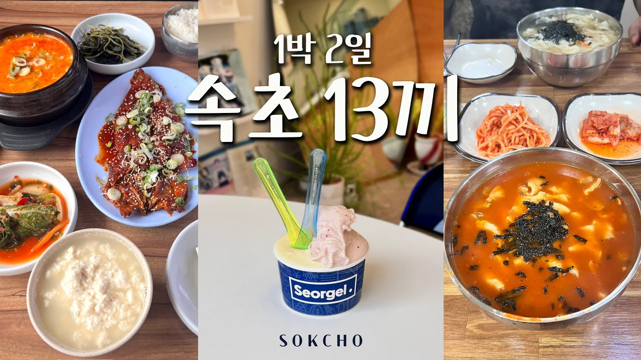 1박 2일 속초 먹부림 여행 🇰🇷 l 속초에서 이건 꼭 먹어봐야죠~ 속초 찐 맛집