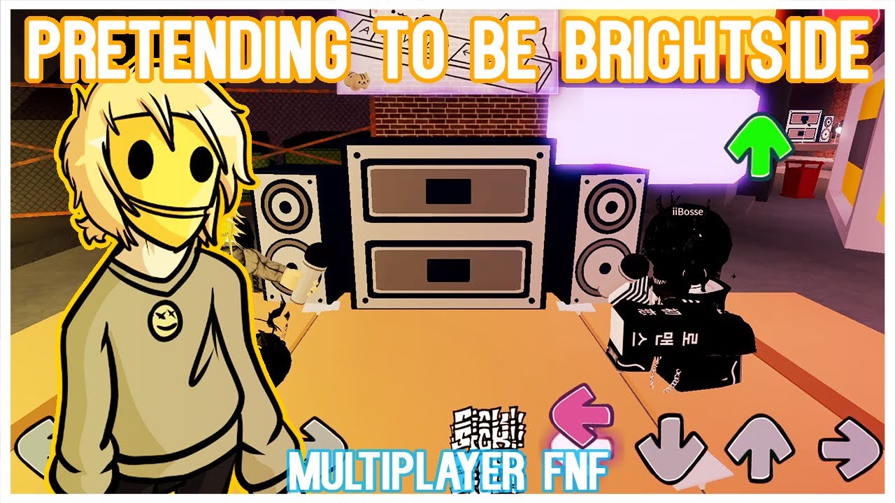 Pretending to be Brightside in ROBLOX Friday Night Funkin