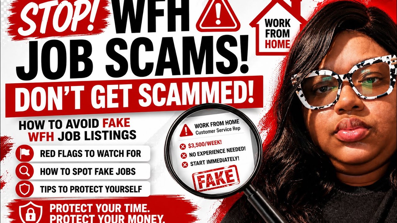 How to Spot Work-From-Home Job Scams in 2026 (DONT GET SCAMMED!)