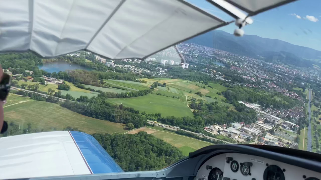 Anflug Freiburg