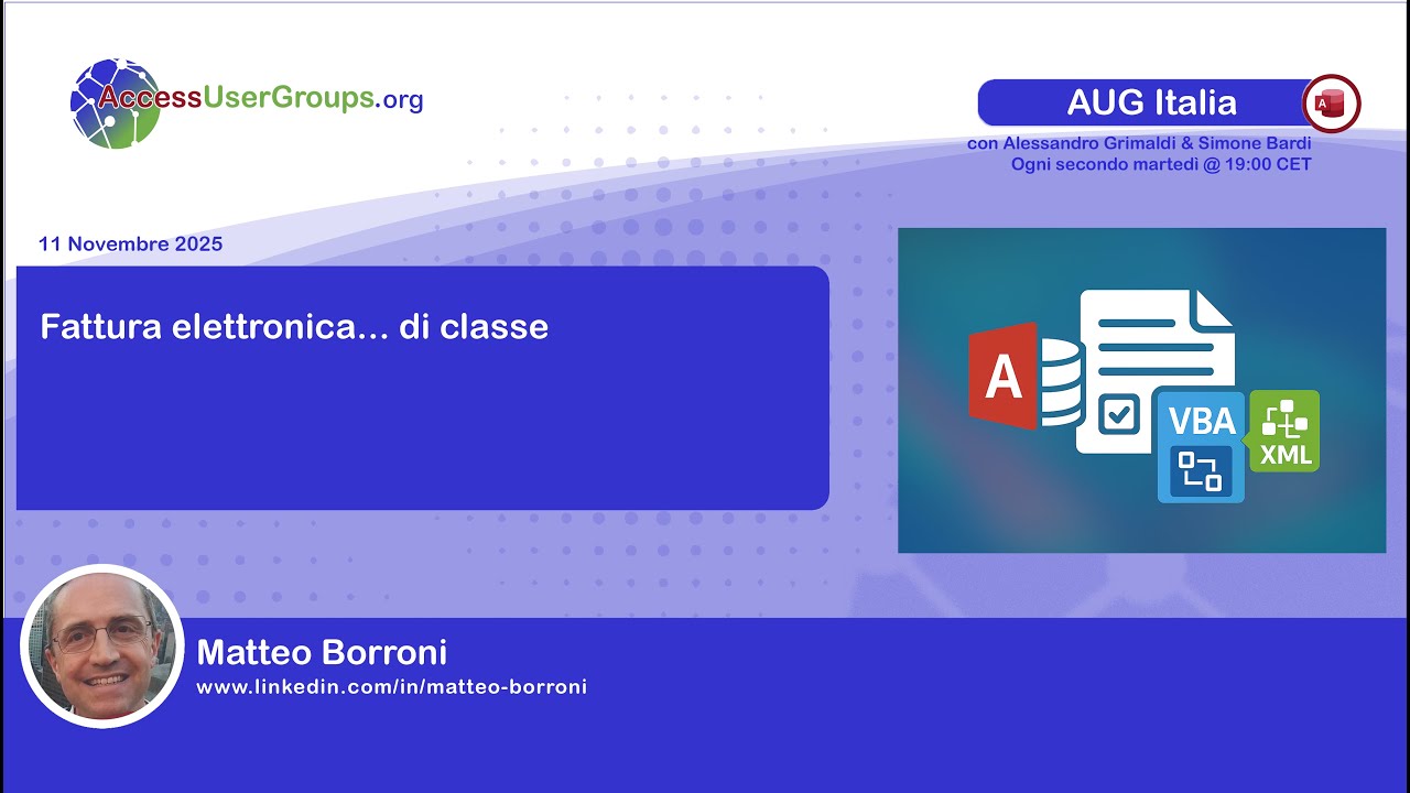AUG ITA: Fatture... di classe
