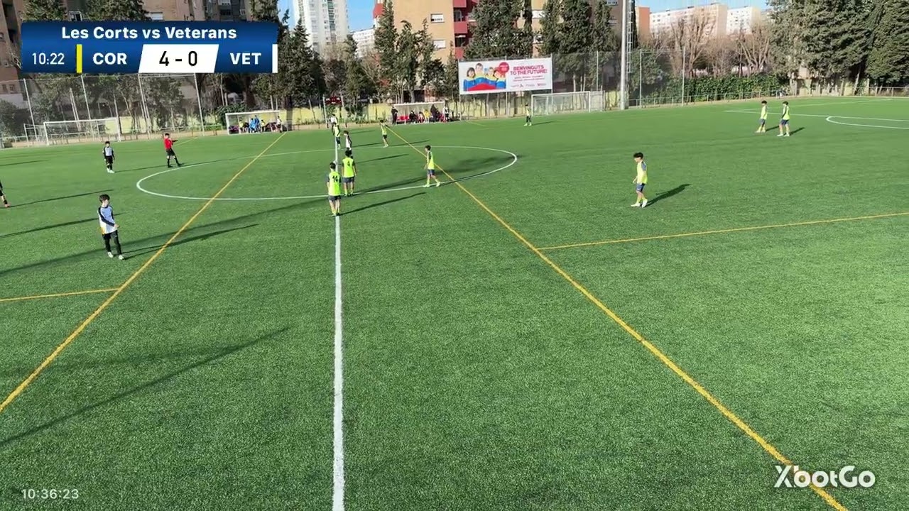 Cadete SUB15 Segunda División Jornada 14 Les Corts 'A' vs Veterans 'A'  (6-0)