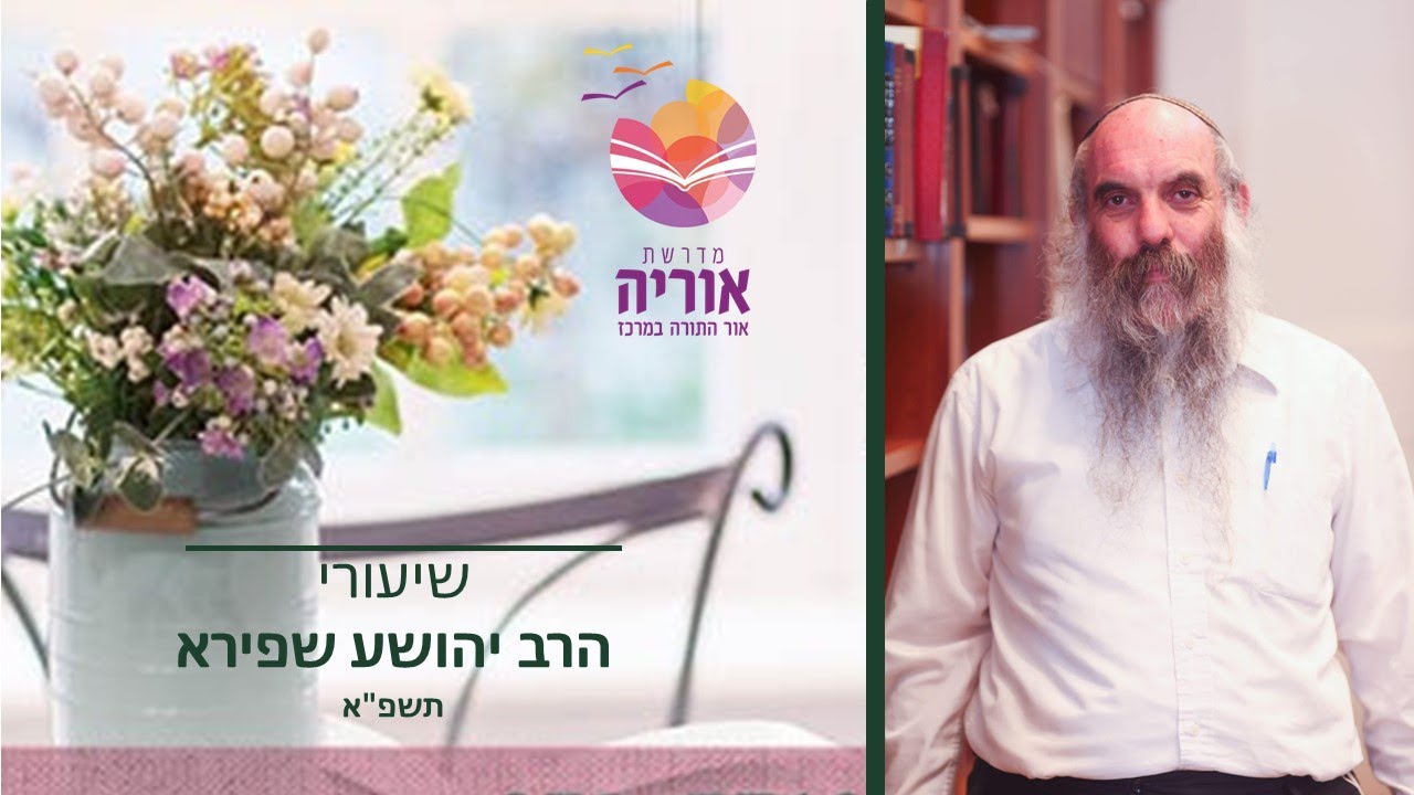 הרב יהושע שפירא, לצאת מהדעת, יום עיון זוגיות, כו סיון תשפ