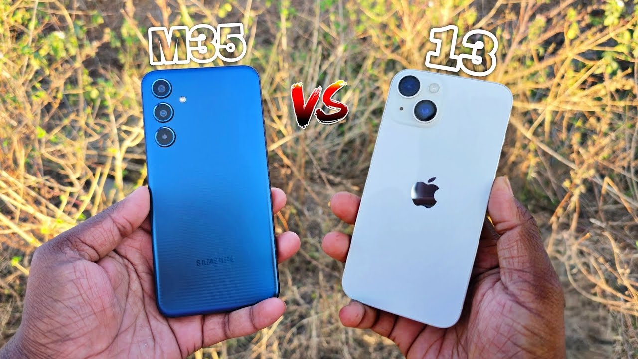 Samsung M35 vs iPhone 13 Camera Test Comparison 🔥🔥🔥 | JABIR UNbox