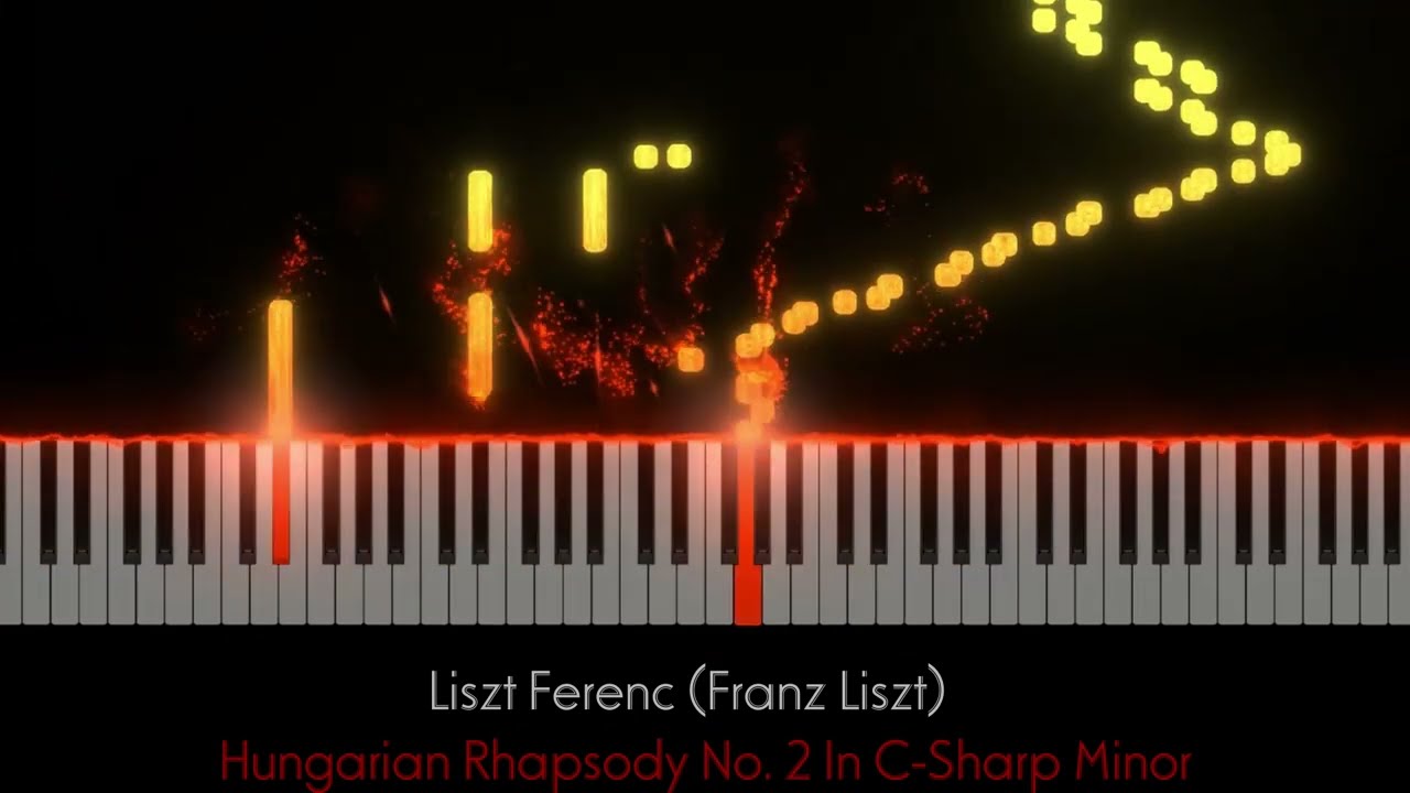 Liszt Ferenc (Franz Liszt) Hungarian Rhapsody No. 2 In C-Sharp Minor  | Piano Tutorial