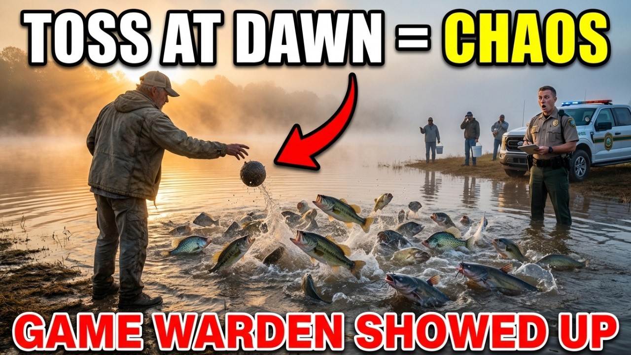 Toss THIS From Shore at Dawn and Fish Go Crazy — Game Warden Showed Up