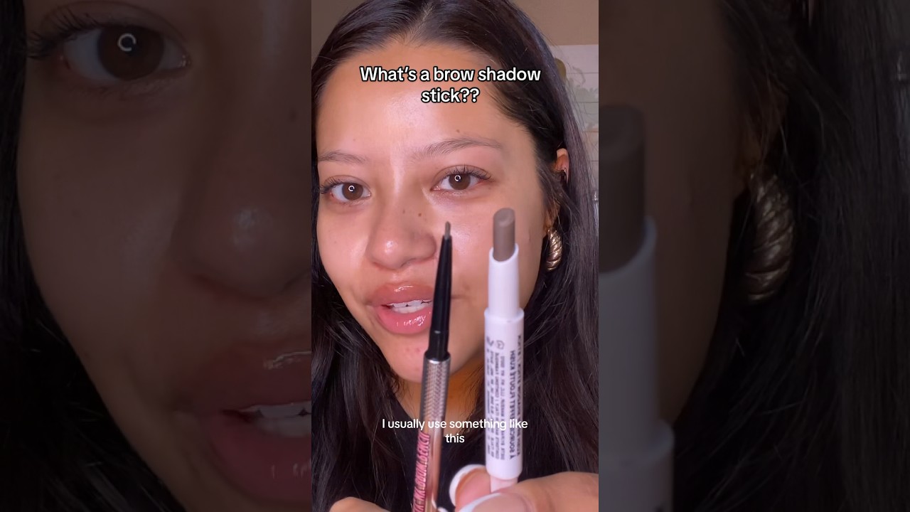 This is the weirdest brow product 🤔 #makeup #shorts #eyebrows