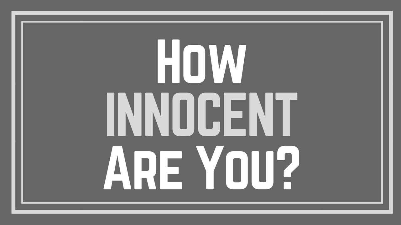 How INNOCENT Are You? | Personality Test | BGMines