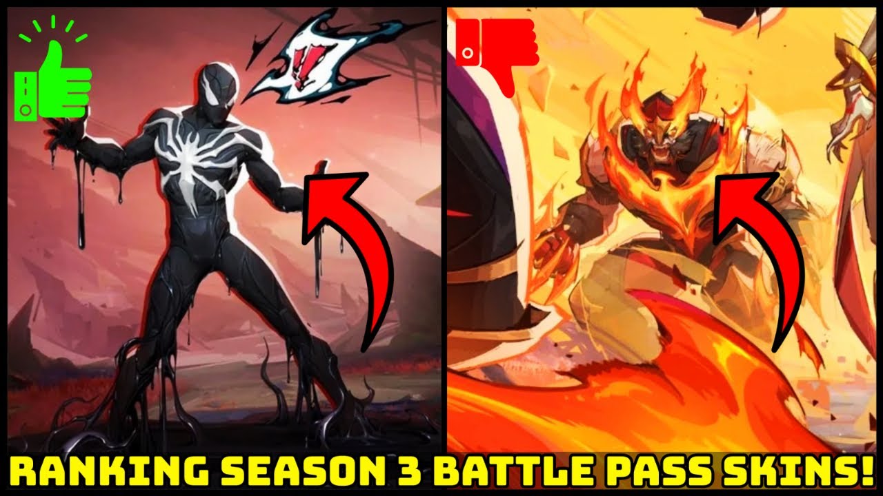 RANKING ALL MARVEL RIVALS SEASON 3 BATTLE PASS SKINS!