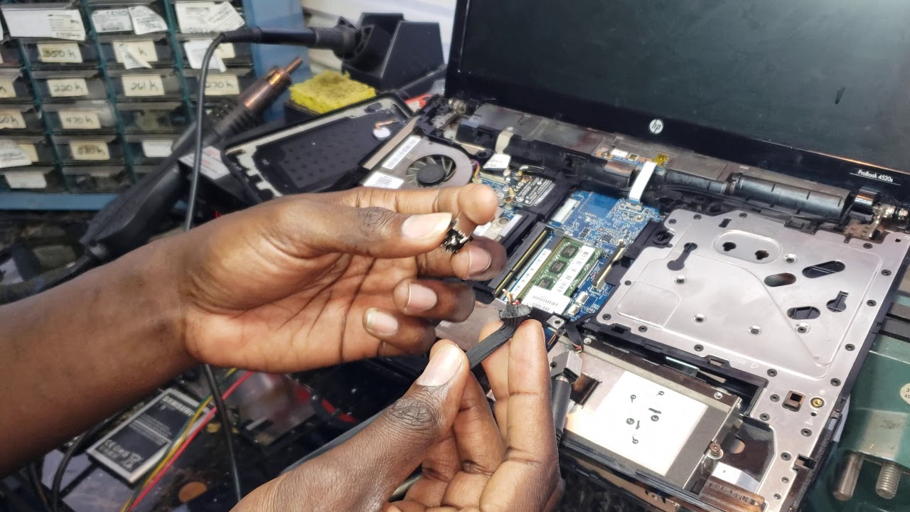 HP LAPTOP Probook 4520s Port 'no charging, no power,  with flashing LED (8 flash LED) REAL FIX