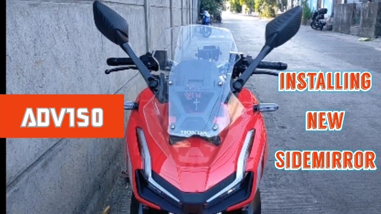 ADV150 KINABIT NMIN BAGONG SIDE MIRROR MAGANDA KAYA?