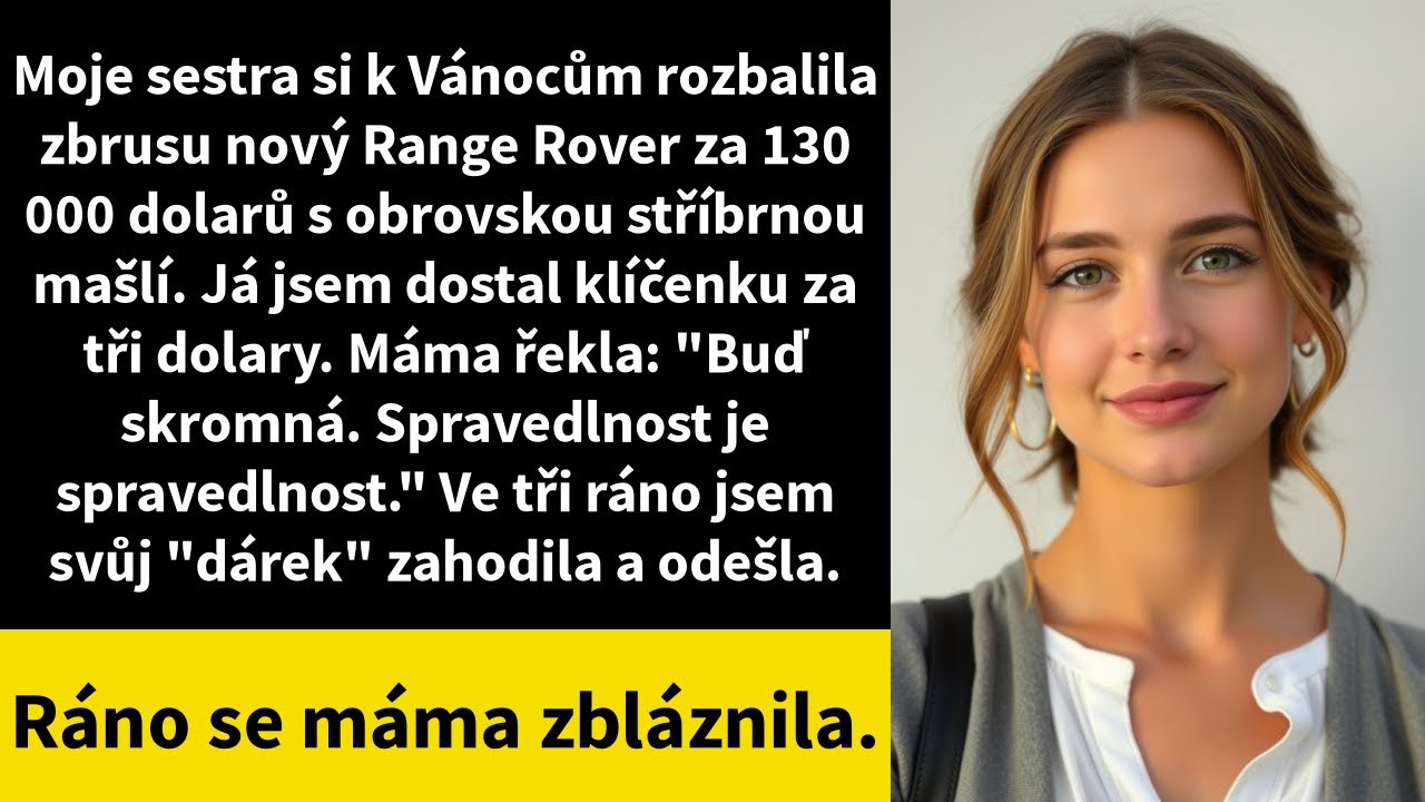 Moje sestra si k Vánocům rozbalila zbrusu nový Range Rover za 130 000 dolarů s obrovskou stříbrnou