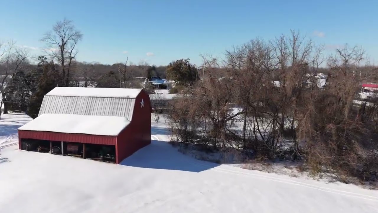 It snowed