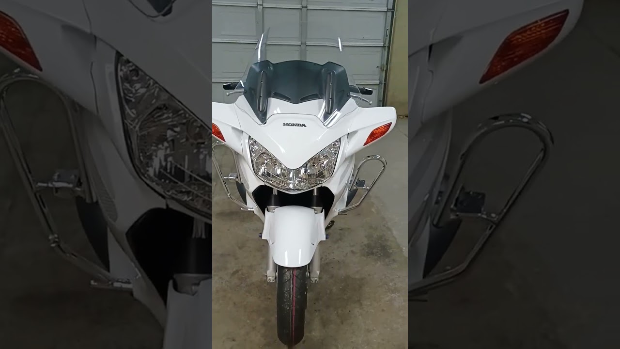 2016 Honda ST1300PA 12k walk-around and start-up 