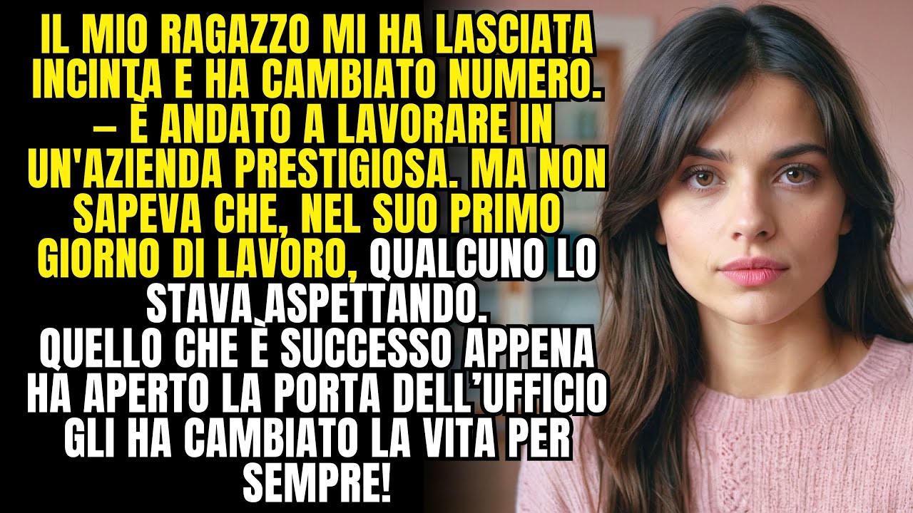 Mi ha lasciata incinta. Ma al primo giorno nel nuovo lavoro, lo aspettava una sorpresa!