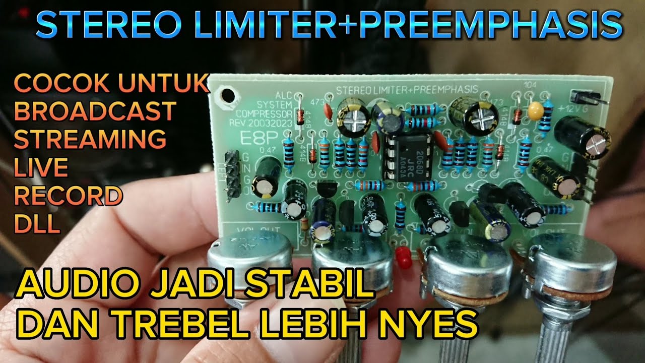 Review stereo limiter plus preemphasis trebel nyes anti over