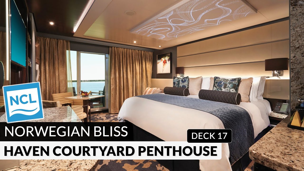 Norwegian Bliss | Haven Courtyard Penthouse with Large Balcony Tour & Review 4K | Category HE