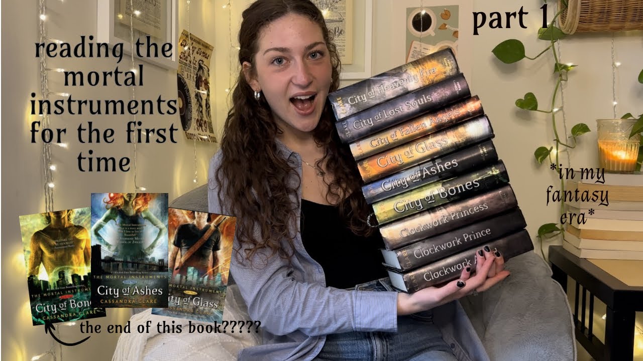 Reading The Mortal Instruments Series (spoiler free) | Fantasy Reading Vlog