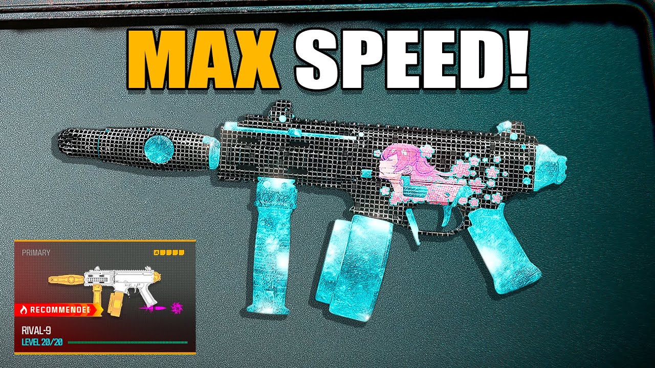 The MAX SPEED RIVAL-9 is UNBELIEVABLE on Rebirth island