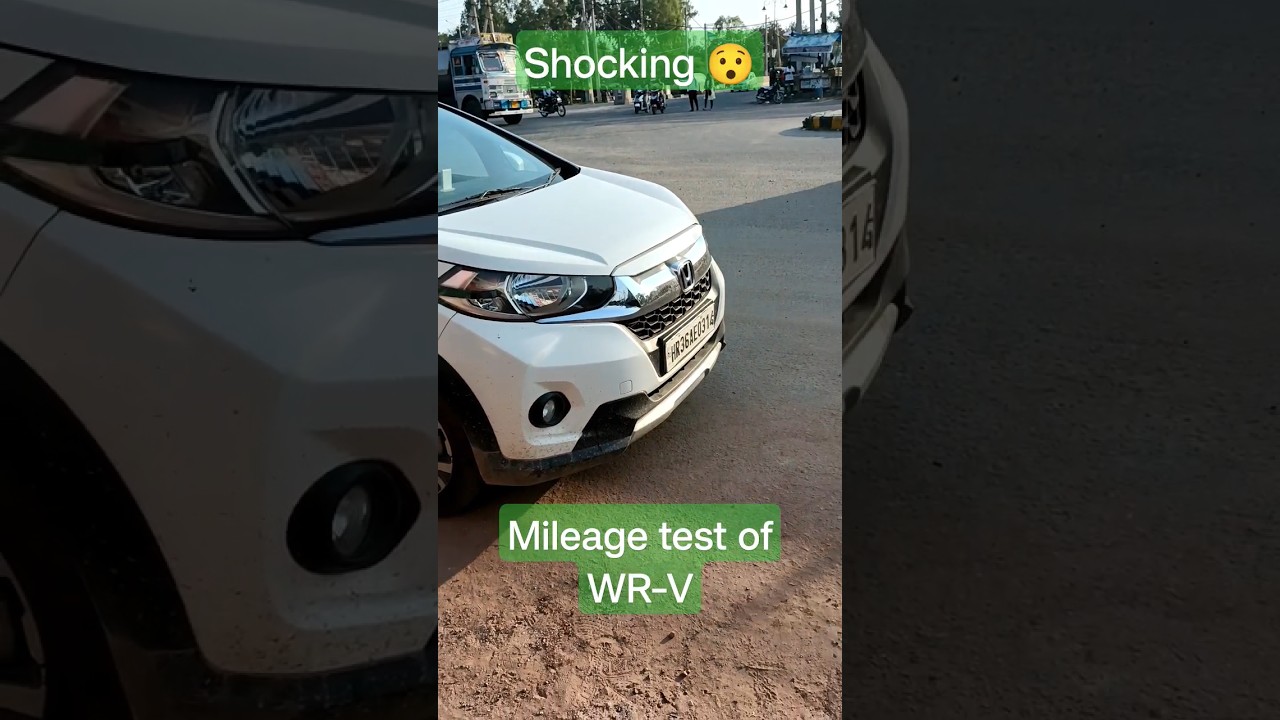 mileage of WR-V #honda #wrv  #sonet #fronx #seltos #ecosport #carinfo #viral #shorts #reels  #brezza