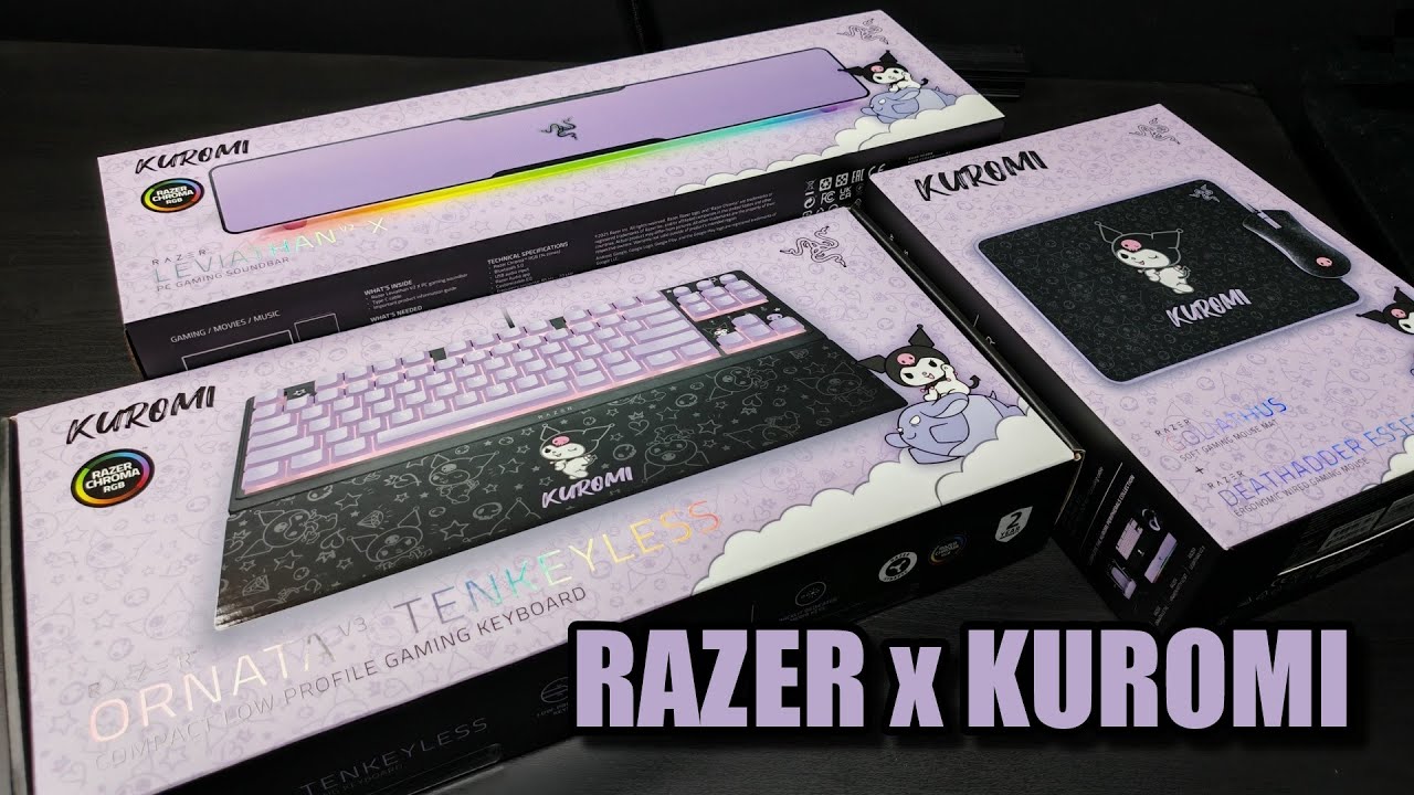 UNBOXING - RAZER x KUROMI COLLECTION
