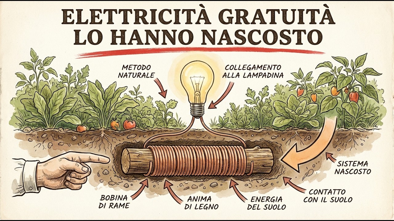 Seppellire rame e legno crea &ldquo;energia infinita&rdquo; &mdash; il segreto del &ldquo;suolo elettrico&rdquo;
