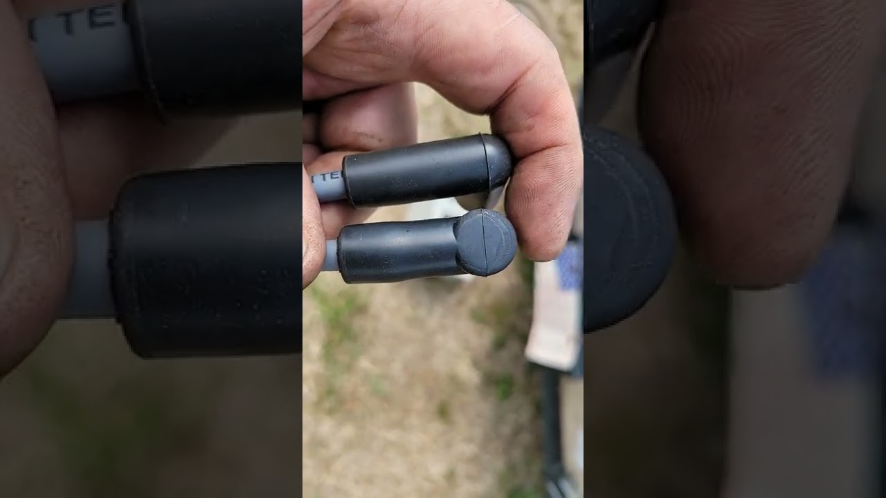 Spark plug wires . Which end goes to the plug , which end to the distributor?
