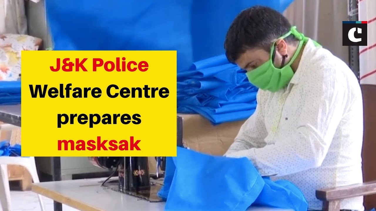 J&K Police Welfare Centre prepares masks amid coronavirus outbreak | Jammu News | Catch news