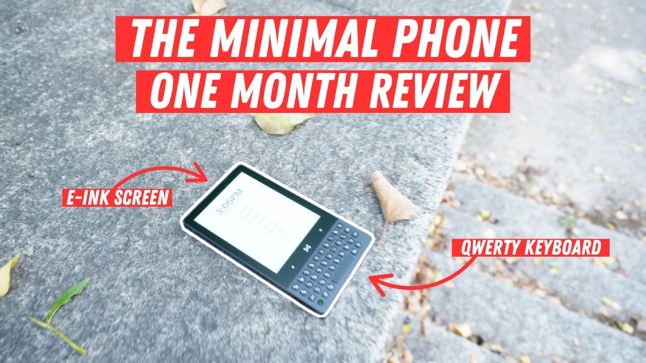 Will I SWITCH To The Minimal E-Ink QWERTY Phone After Using It For 1 MONTH? ⭐ Full REVIEW ⭐ || DPUK