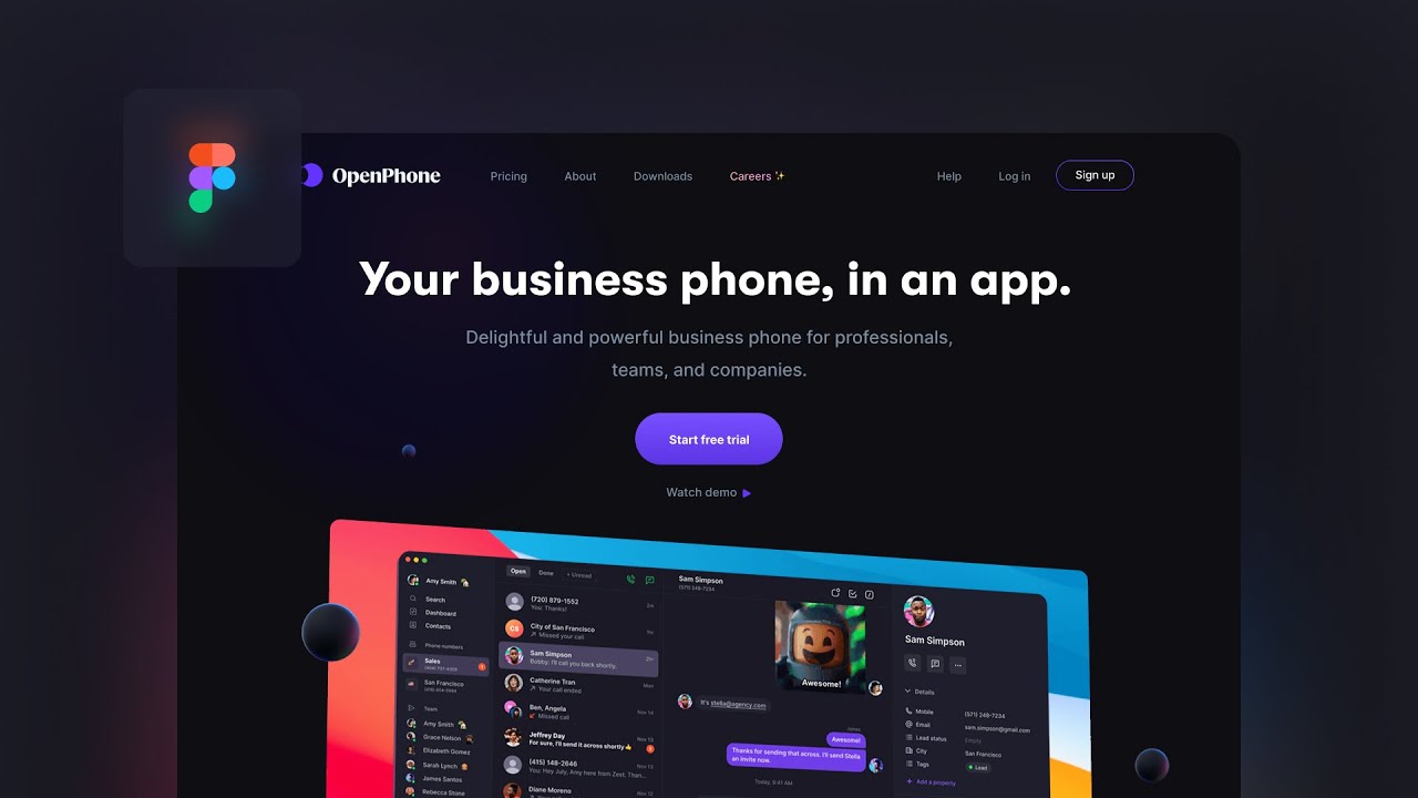 Figma UI Landing Page Design (Speed Art)
