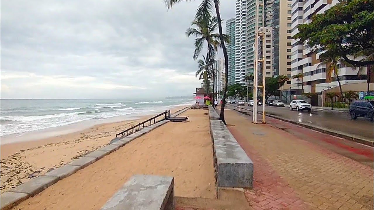 CHUVA NO RECIFE PRAIA DE BOA VIAGEM PARADA 13 FEVEREIRO 2026