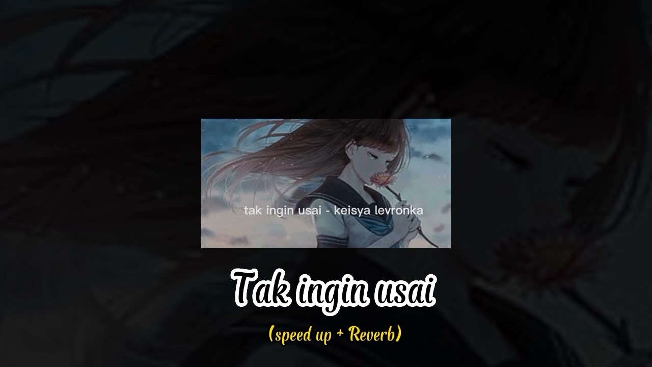 Tak ingin usai - Keisya Levronka (speed up + Reverb)