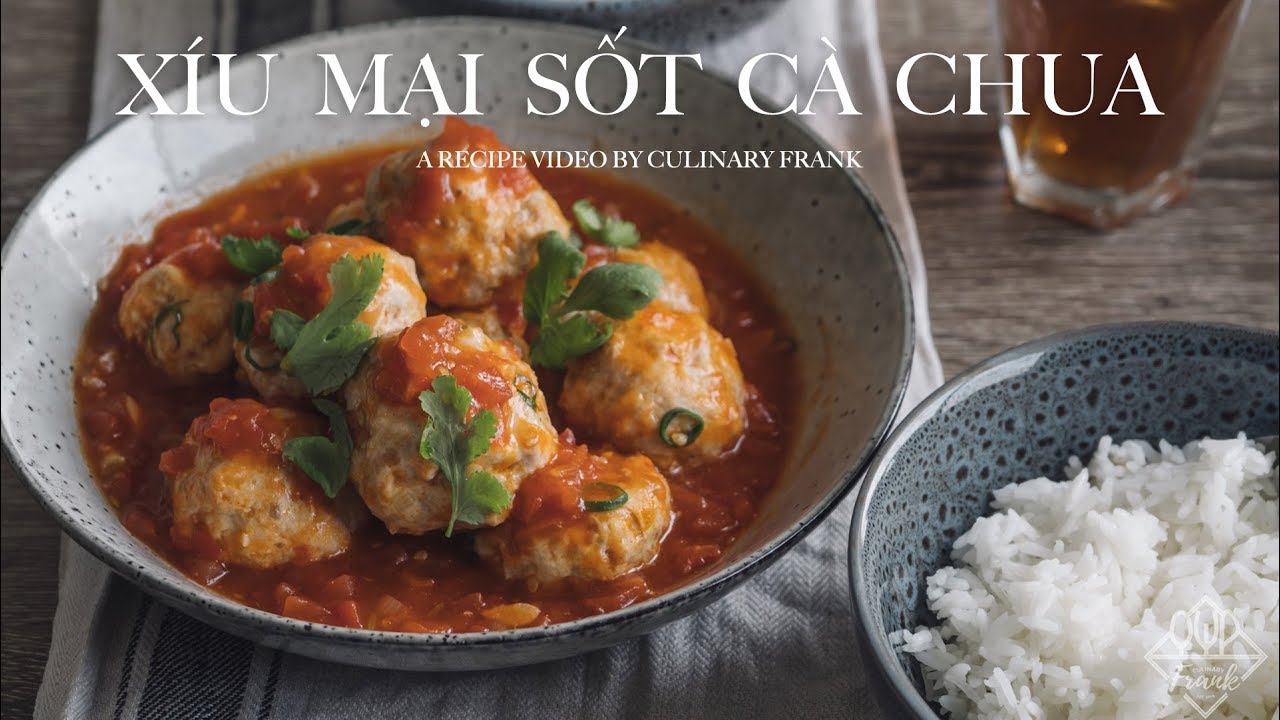 XÍU MẠI SỐT CÀ CHUA | ASMR Cooking | Culinary Frank