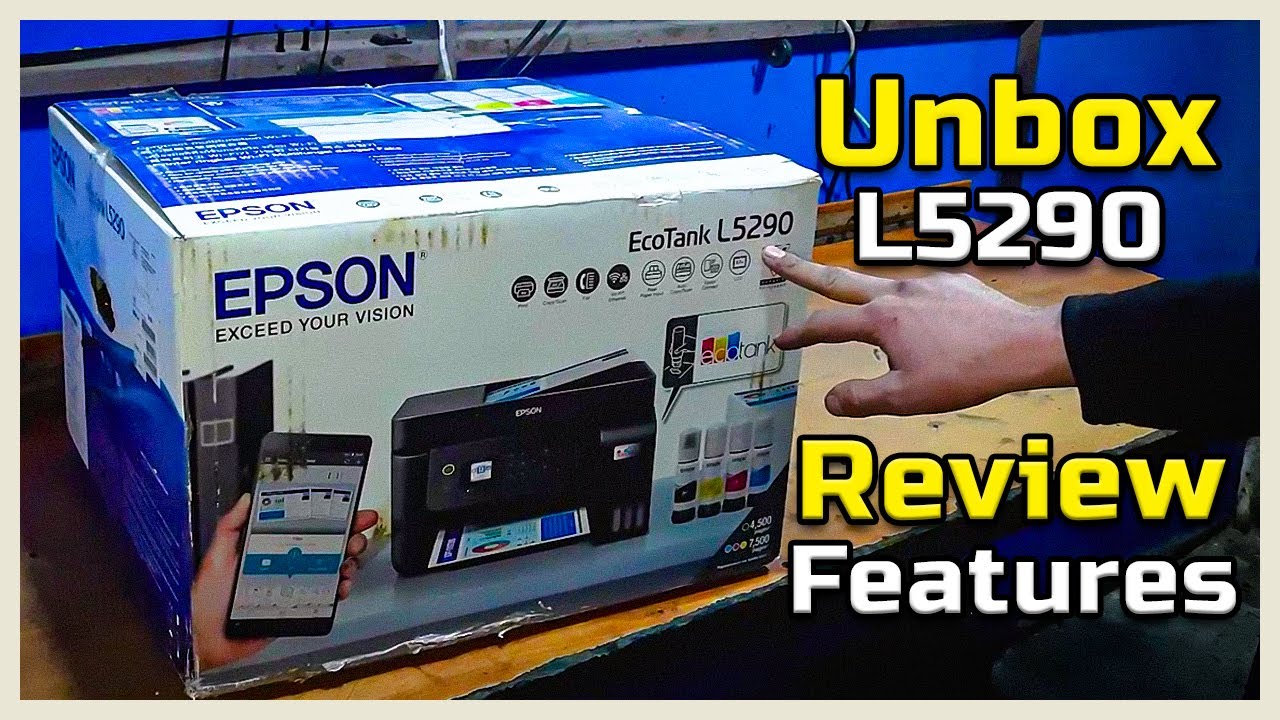 Распаковка Epson L5290 | Полный обзор МФУ + Что вам нужно знать