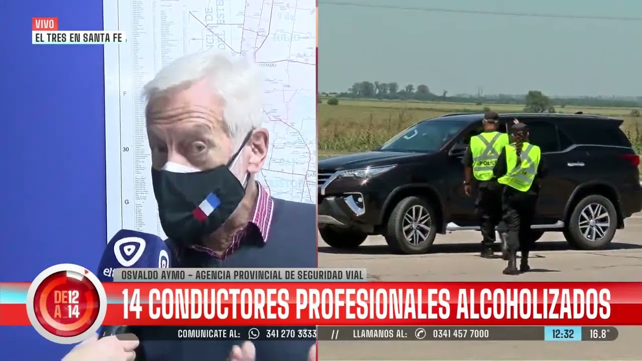 Récord de alcoholemia en las rutas santafesinas