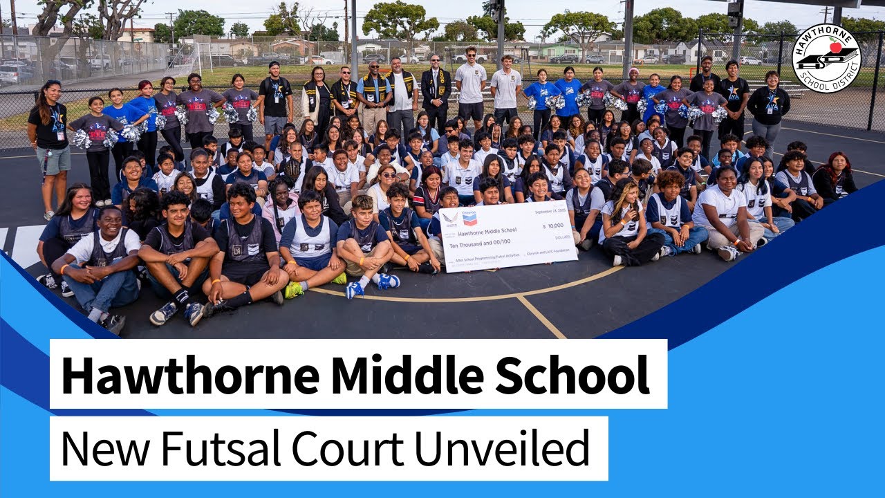 New Futsal Court Unveiled at Hawthorne Middle School
