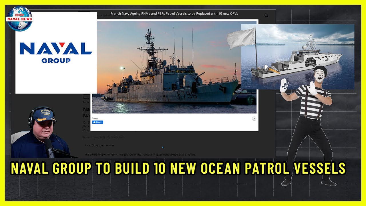 Naval Group to Build 10 Ocean Patrol Vessels for France