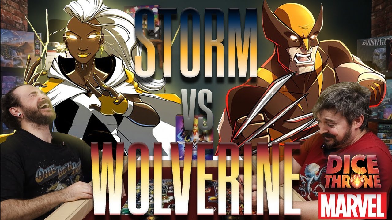 Storm vs Wolverine | Dice Throne X-men | Duel de Gros Big
