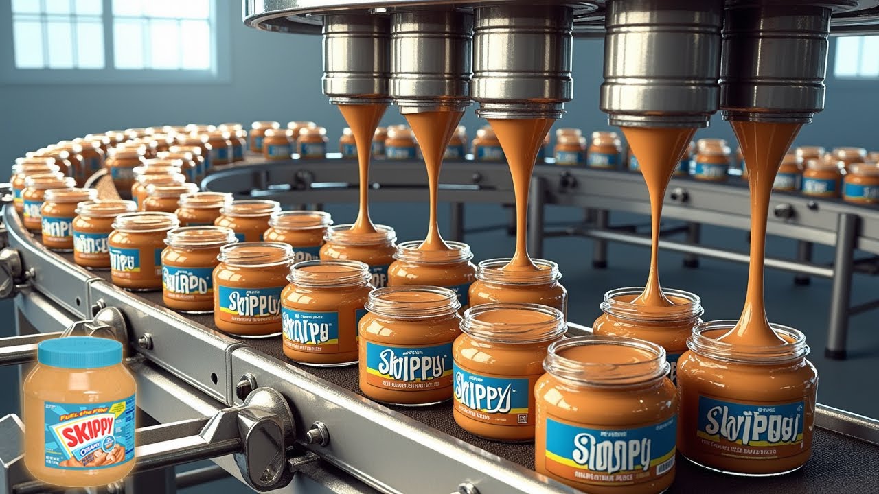 How Peanut Butter Is Made in a Factory | The Process of Making Peanut Butter in a Factory