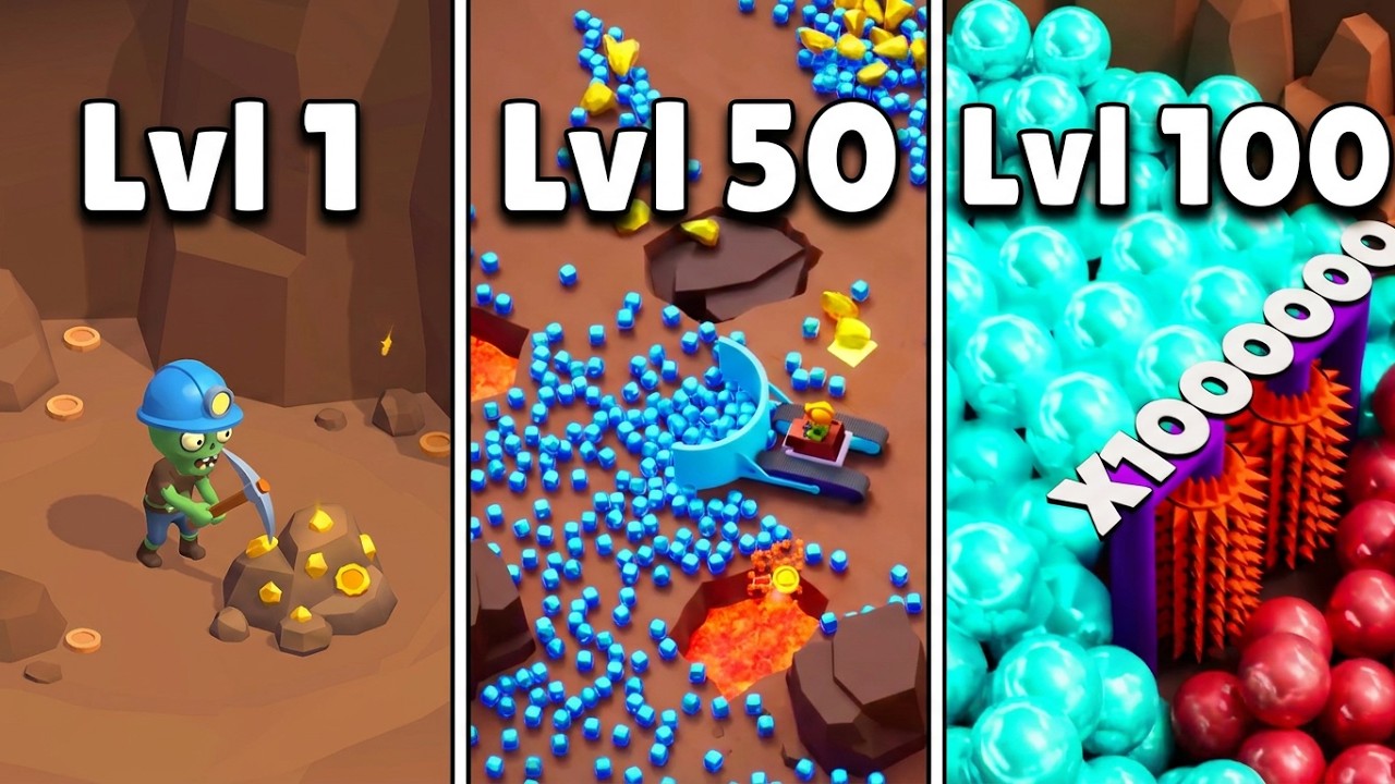 Idle Zombie Miner | Ads Review 🧟⚒️ Dig, Upgrade, Survive