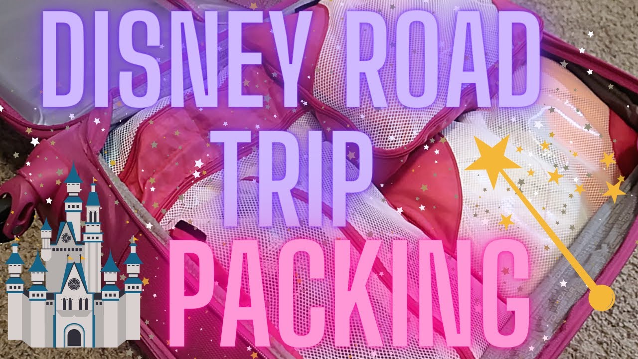 PACKING FOR DISNEY WORLD | MOM SUITCASE WITH GIRLS for ROAD TRIP VACATION