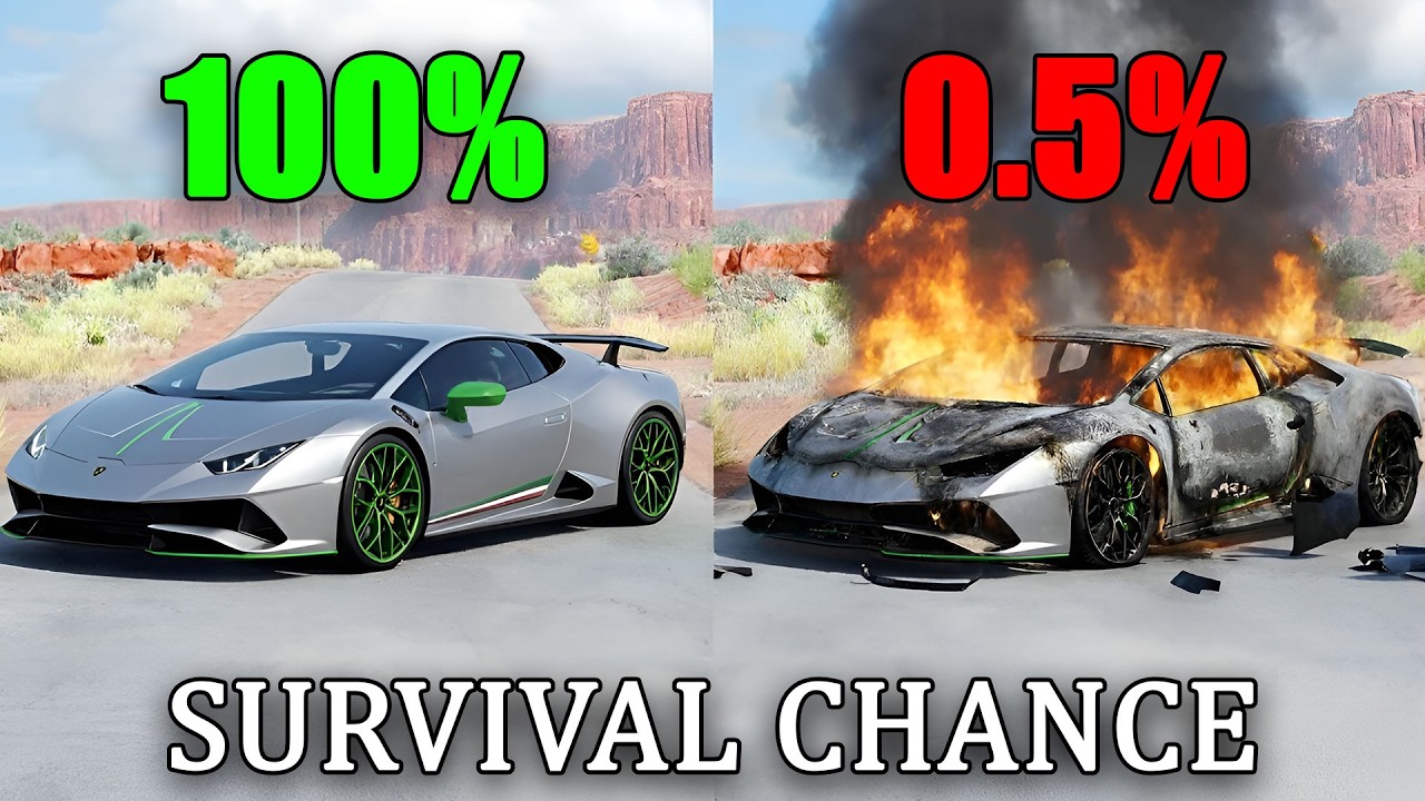 Realistic Survival Chance Crashes #7 | BeamNG.drive