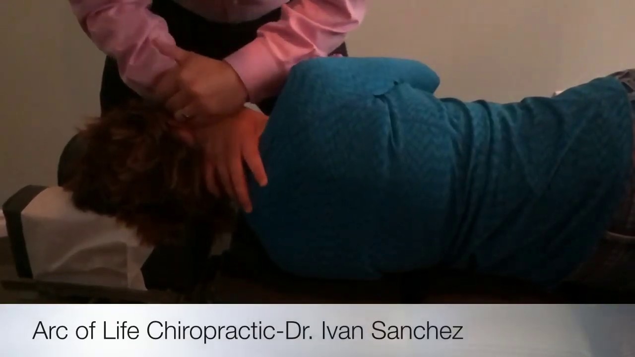 POWERFUL Chiropractic Cervical Toggle Recoil Adjustment - Slow Motion