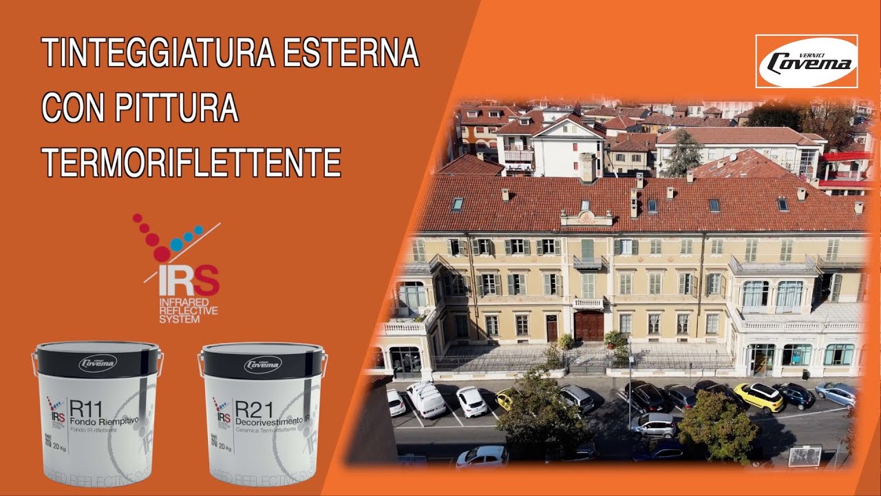 TINTEGGIATURA FACCIATA ESTERNA CON PITTURA R21- EX Palazzo Pistone Asti