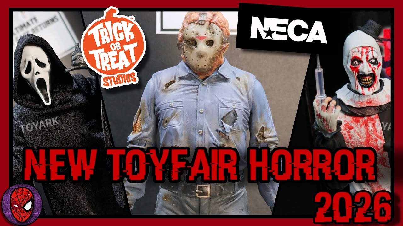 Выставка Toyfair 2026: ужасы и слэшеры | Пятница, 13-е, Ужасающий, Лепрекон и многое другое